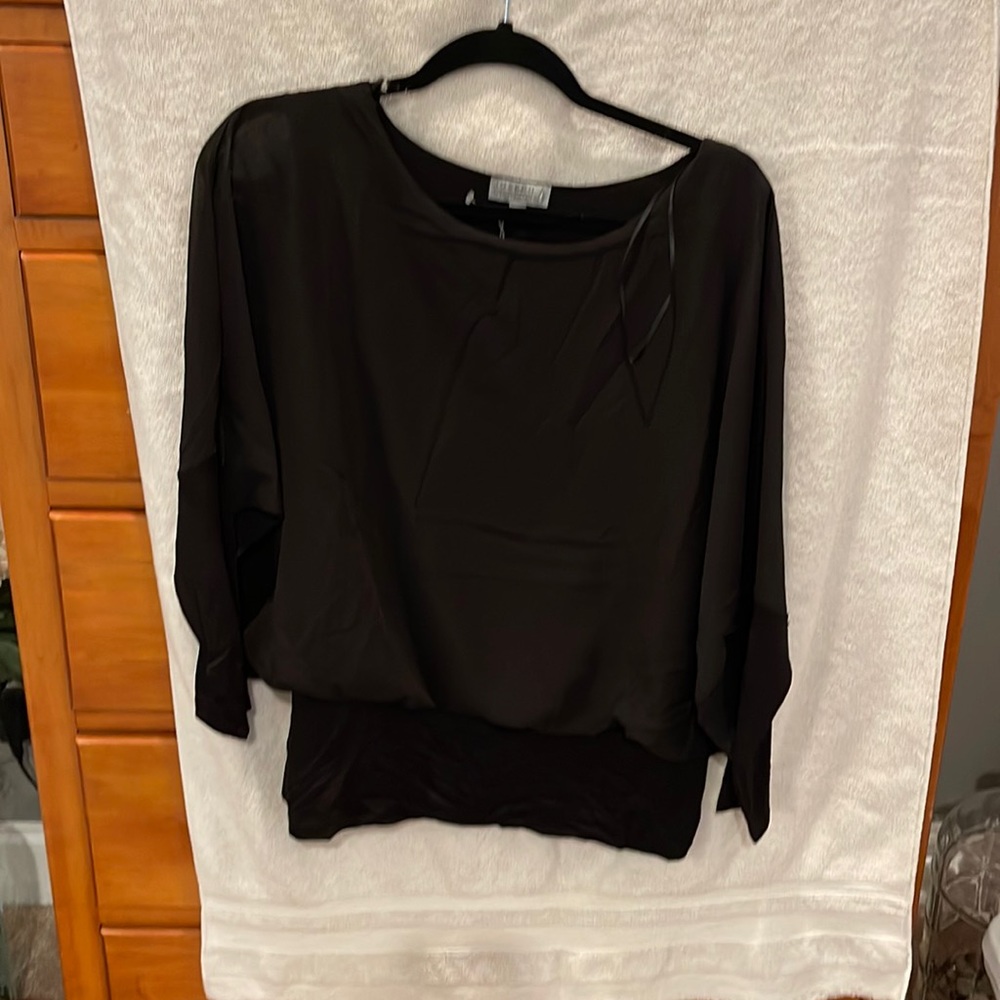Black long sleeve blouse
